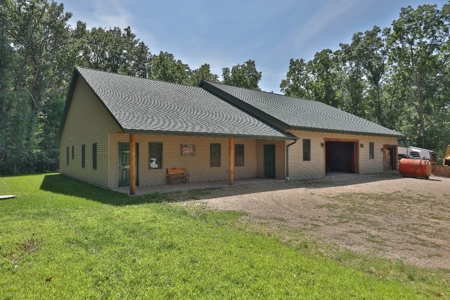 Log Home with Hunting Land for Sale in Marquette County, WI - image 41