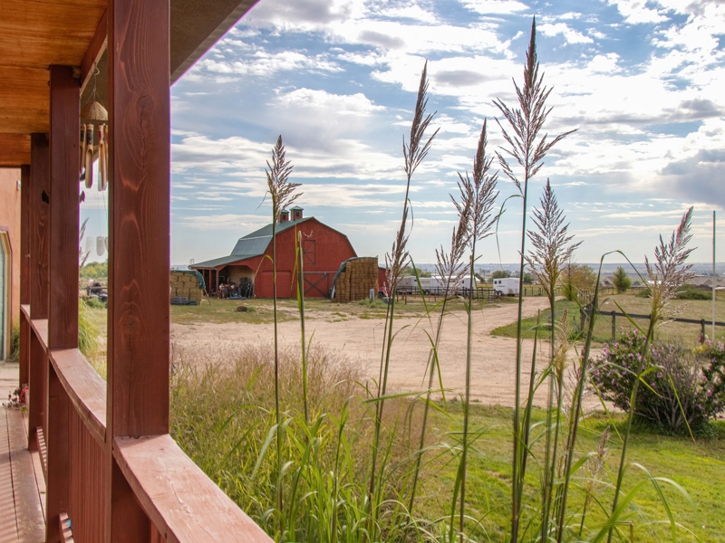 Barn View from porch