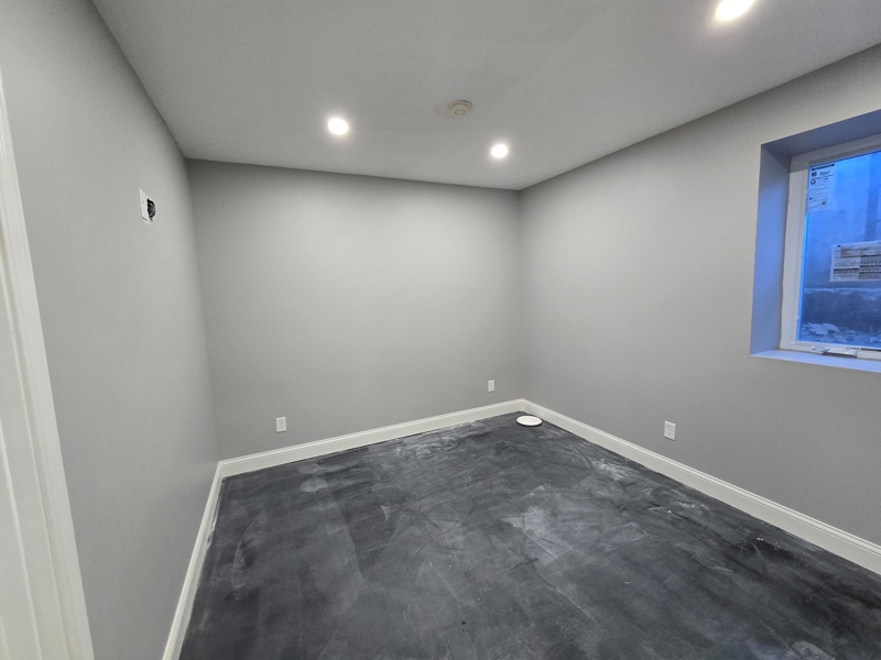 Basement bedroom