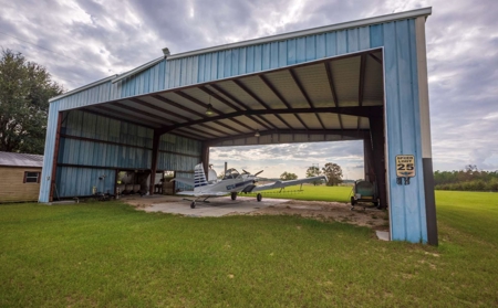 Aviation Home & 2 Hangars For Sale in Jasper, FL - image 1
