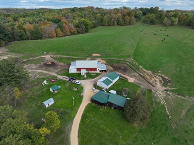 Log Home with Farm for Sale in Southwest Wisconsin - image 22