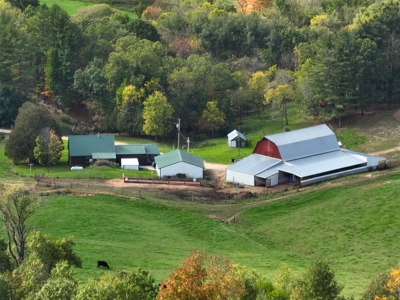 Log Home with Farm for Sale in Southwest Wisconsin - image 1