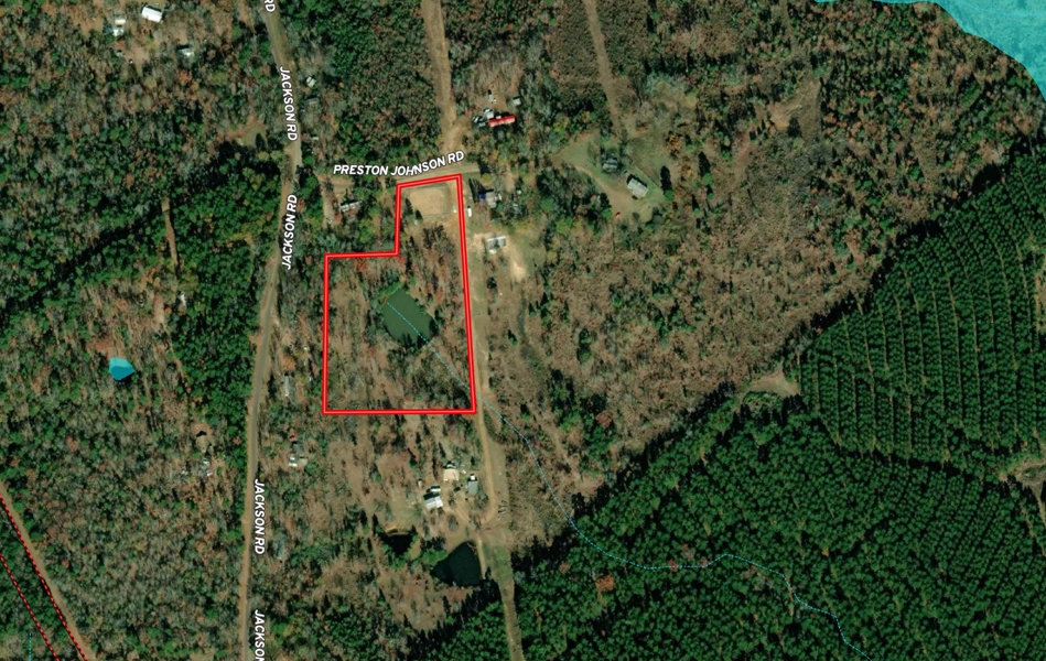 Land for Sale in Harleton TX - lot boundaries