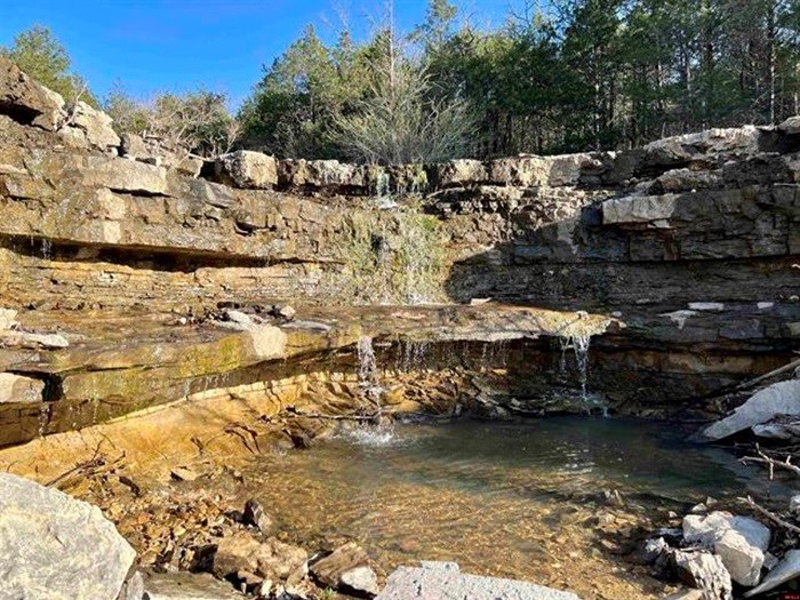 Waterfall not on property