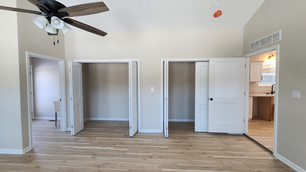 Lots of closet space