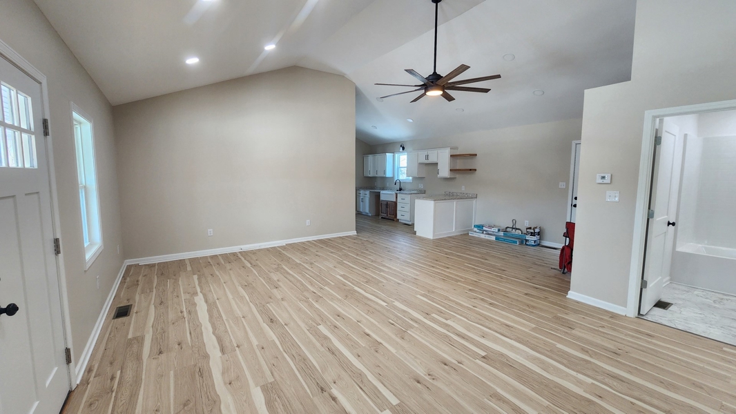 Open concept living room in KY