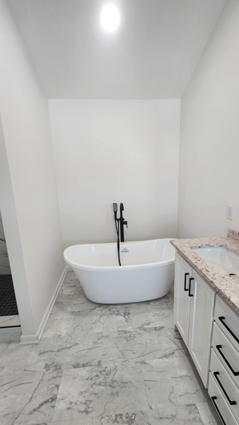 Relax in the soaking tub