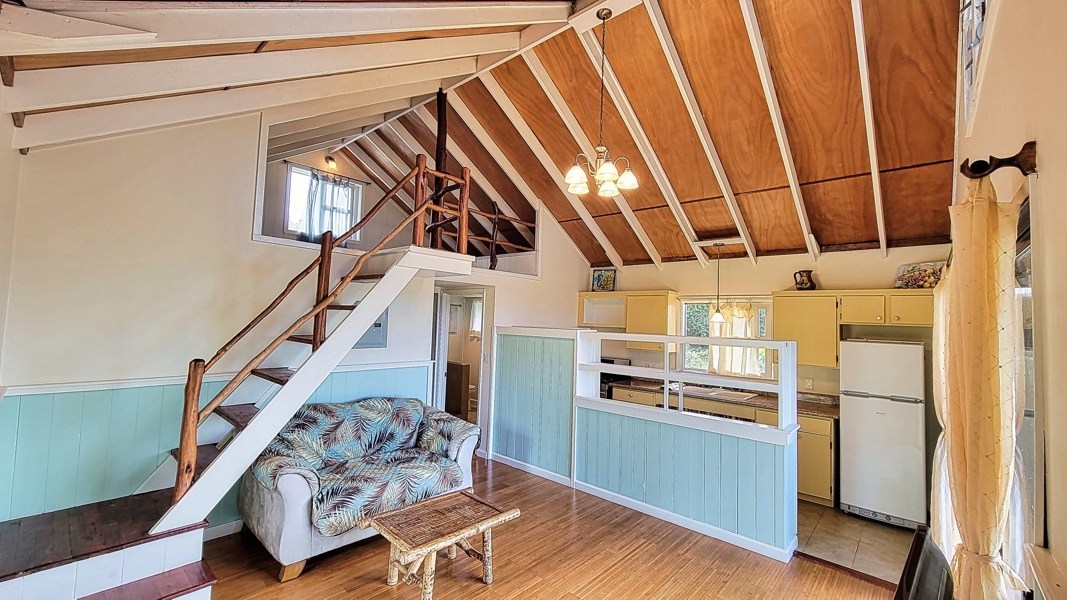 living area in the cottage