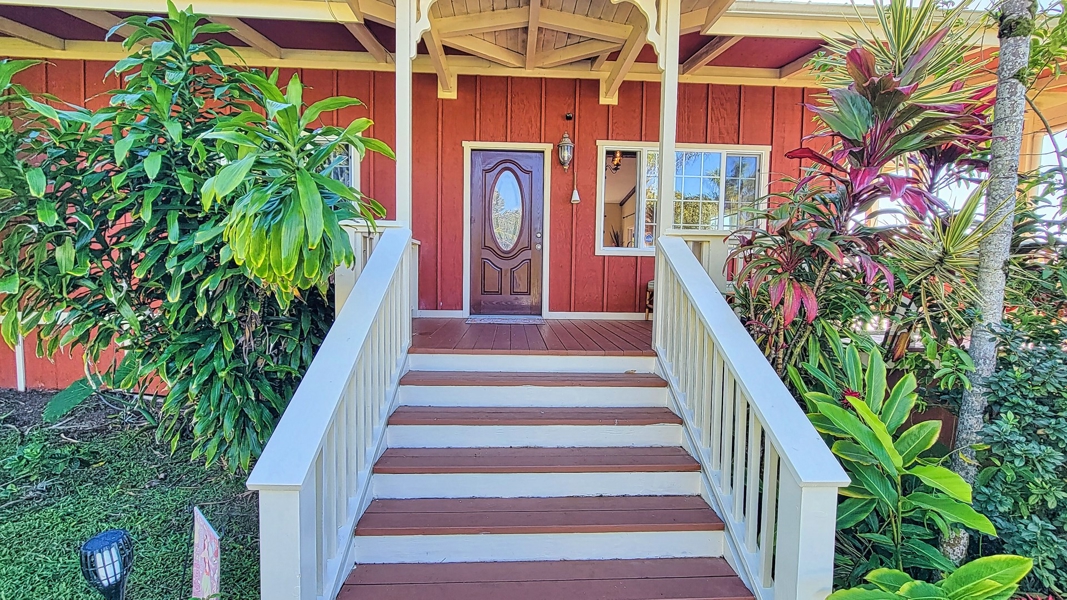 Entrance to the main home