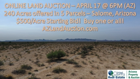 Online Auction 240 Acres Desert Land 5 Parcels (Salome, Az) - image 25