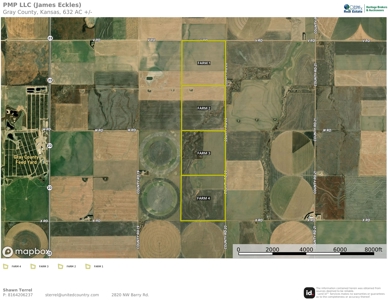 Land Auction 4 Quarters Gray County Kansas Farmland - image 1