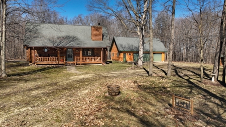 Log Home with Old-Growth Forest for sale in Monroe County - image 1
