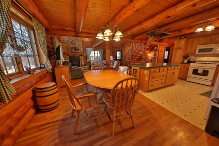 Log Home with Old-Growth Forest for sale in Monroe County - image 11