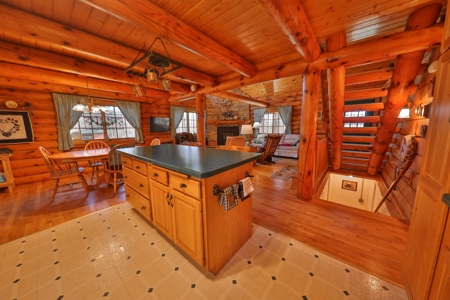 Log Home with Old-Growth Forest for sale in Monroe County - image 14