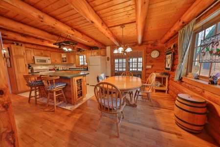 Log Home with Old-Growth Forest for sale in Monroe County - image 10