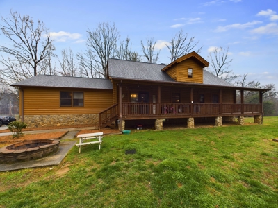 For Sale Log Cabin w/ Creek on 3+/- Acres in NC Foothills! - image 1