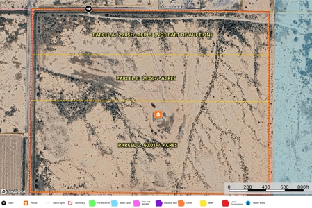 Online Auction 89 Acres + House In 2 Parcels (Picacho, Az) - image 12