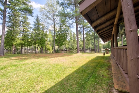 Riverfront Log Home 22 Acres  Hillman, MI Thunder Bay River - image 22