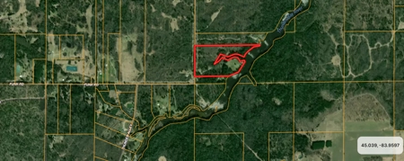 Riverfront Log Home 22 Acres  Hillman, MI Thunder Bay River - image 3