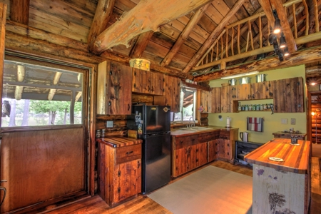 Riverfront Log Home 22 Acres  Hillman, MI Thunder Bay River - image 39