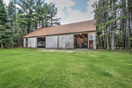 Riverfront Log Home 22 Acres  Hillman, MI Thunder Bay River - image 24