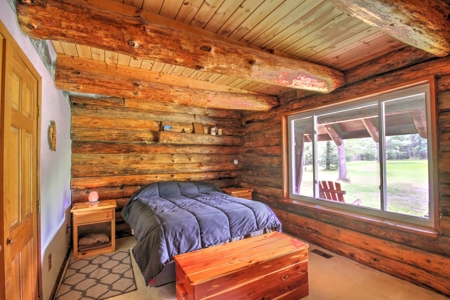 Riverfront Log Home 22 Acres  Hillman, MI Thunder Bay River - image 13