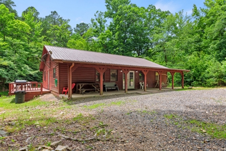 Two homes and three cabins on live year round creek in Shady - image 1