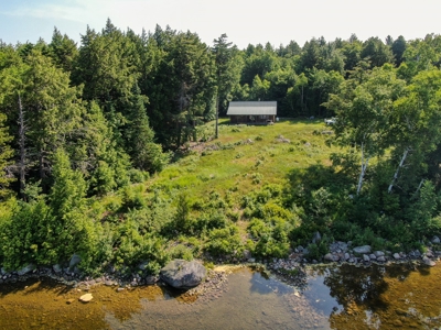 Dovetailed Log Cabins on Wilderness Cold Water Lake - image 1