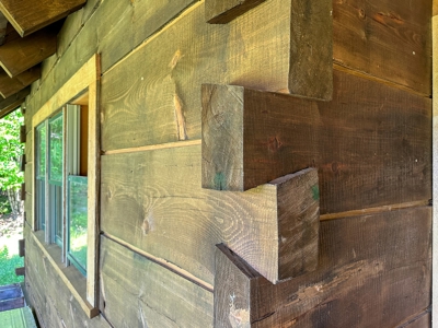 Dovetailed Log Cabins on Wilderness Cold Water Lake - image 15