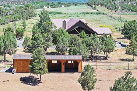 Log Home with Acreage and Horse Corrals For Sale in Colorado - image 36