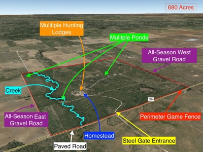 3 Guns Ranch - Exceptional 691-Acre High Fence Property - image 1