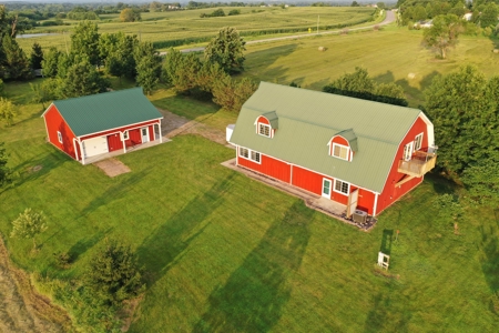60 ACRES m/l | ALBANY, MO | LUXURY HOME, BUILDINGS, AND LAKE VIEW - image 10