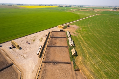 265 acres of irrigated hay ground, 2 feedlots & gravel pit - image 22