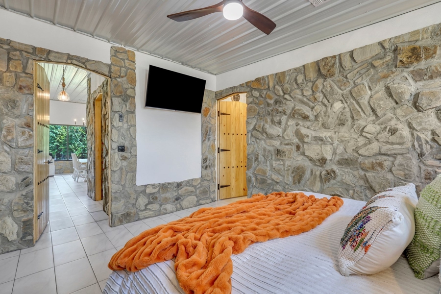 Master suite in main house