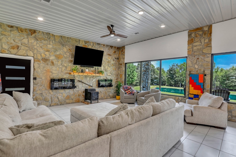 Main house living area