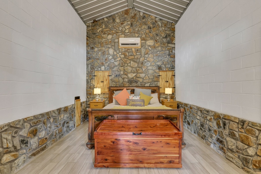 Guest house master bedroom