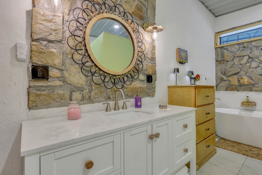 Hers bathroom in main house master