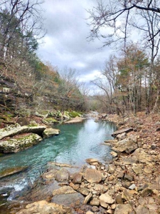 95 Acres Creek Front with Log Home For Sale in Arkansas - image 26