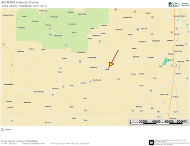 Spacious Renovated Home with Acreage in Liberty, MS - image 47