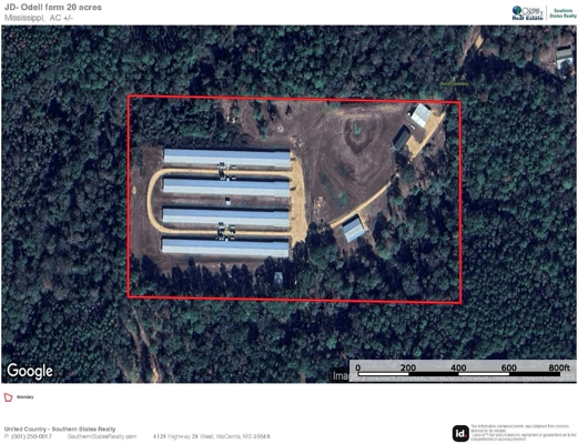 MS Poultry Broiler Farm with House and Tractor Equipment