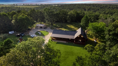 Custom Built Log Cabin and 57 Wooded Acres in Thayer MO - image 2