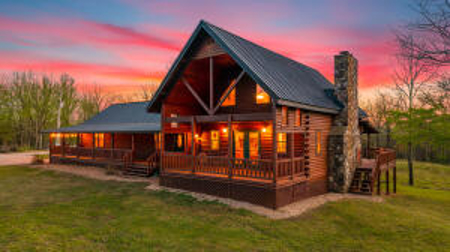Custom Built Log Cabin and 57 Wooded Acres in Thayer MO - image 3