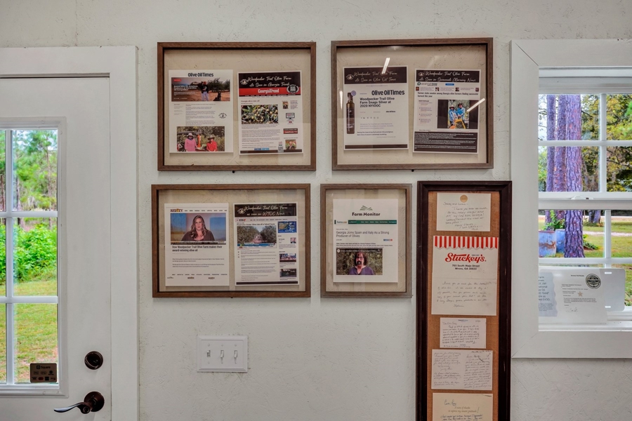 Awards/Articles on Woodpecker Trail Olive Farm