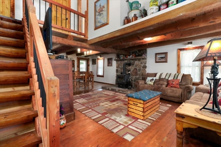 Bull Shoals Lake Front Log Cabin on 77 Acres in Pontiac, MO - image 6