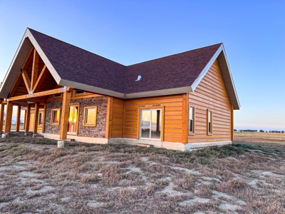 Open Concept Log Home To Be Finished On Acreage In Glasgow - image 3