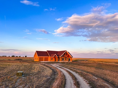 Open Concept Log Home To Be Finished On Acreage In Glasgow - image 8