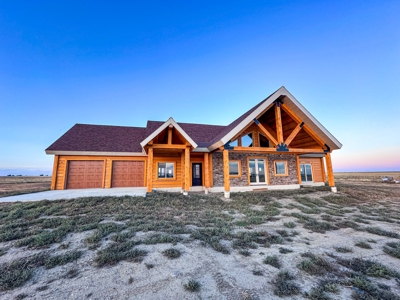 Open Concept Log Home To Be Finished On Acreage In Glasgow - image 4