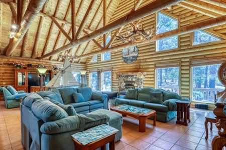Gorgeous Custom Log Cabin Home For Sale - image 13
