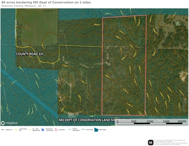Land For Sale In Shannon County Missouri That Borders State - image 3