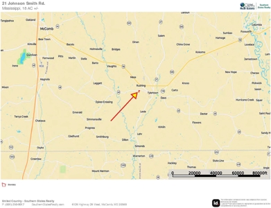Farmhouse on 18 Acres in Walthall Co. for Sale - image 49
